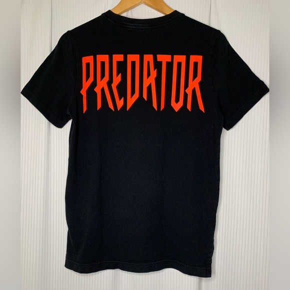 Adidas - Black And Red Print Predator Short Sleeve Tshirt - Picture 3 of 8